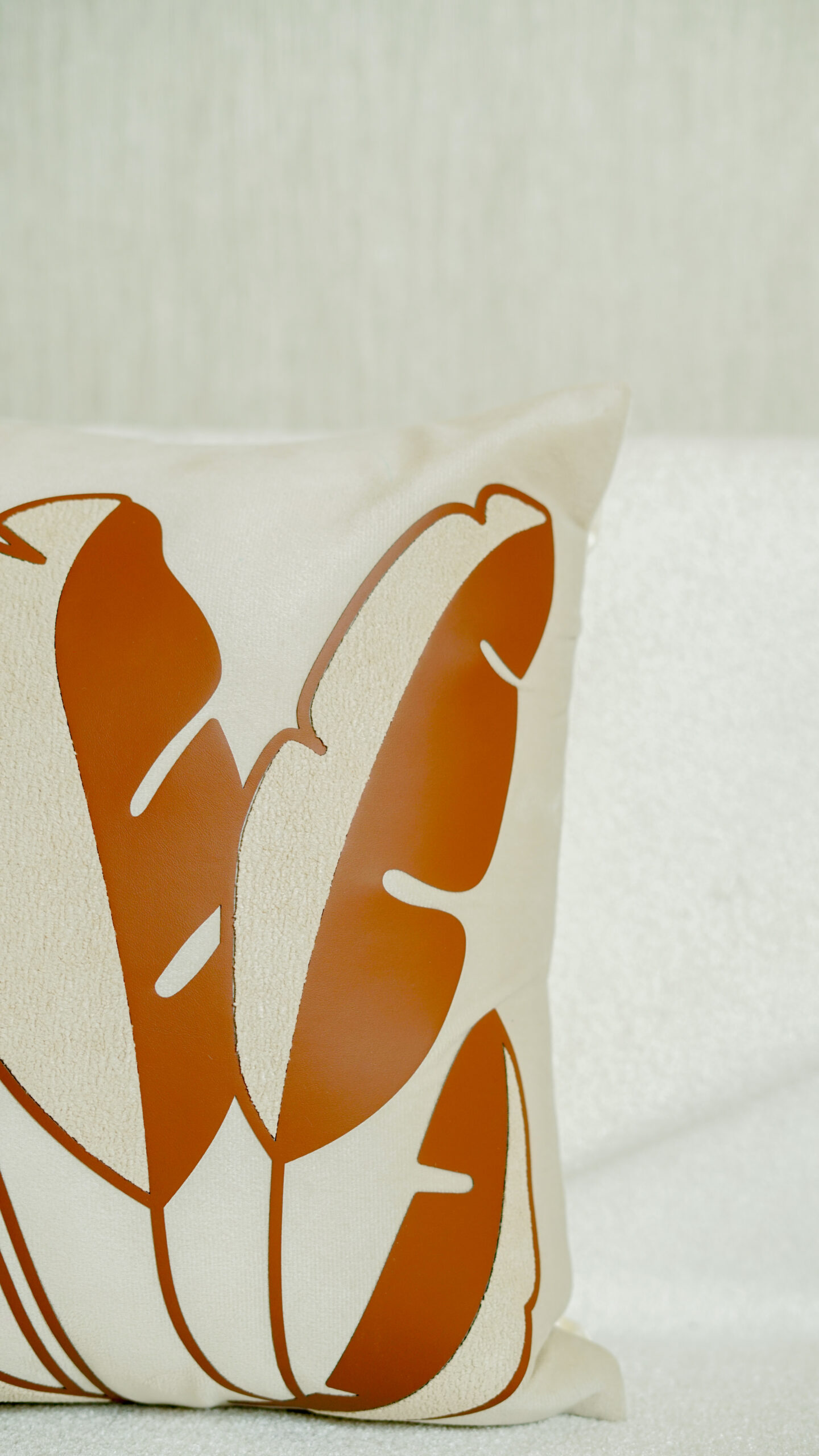 Decor N More “Earthy Leaves Cushion Cover