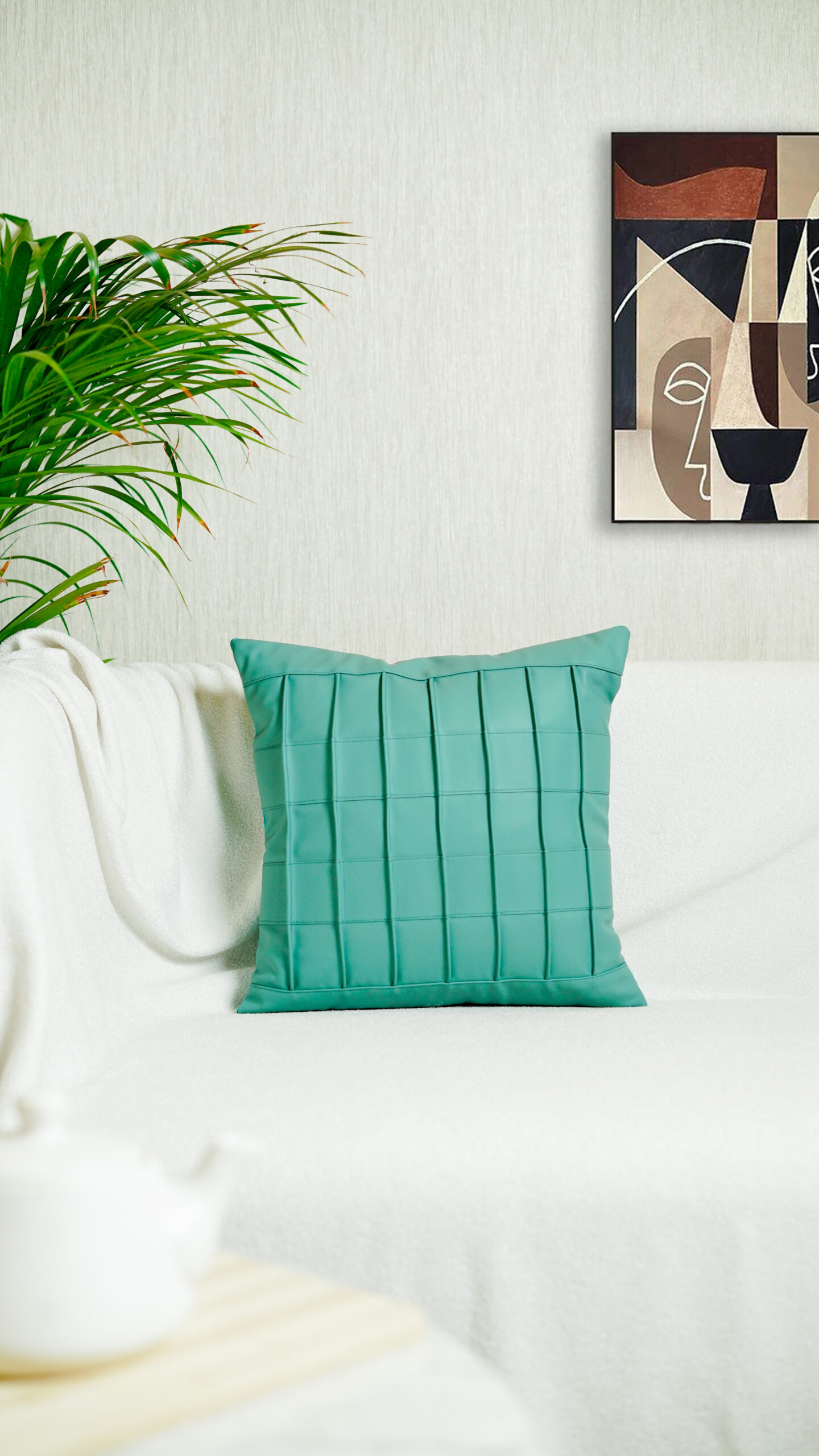 Decor N More “Urban Texture Collection” –Luxe Pintex Cushion Cover
