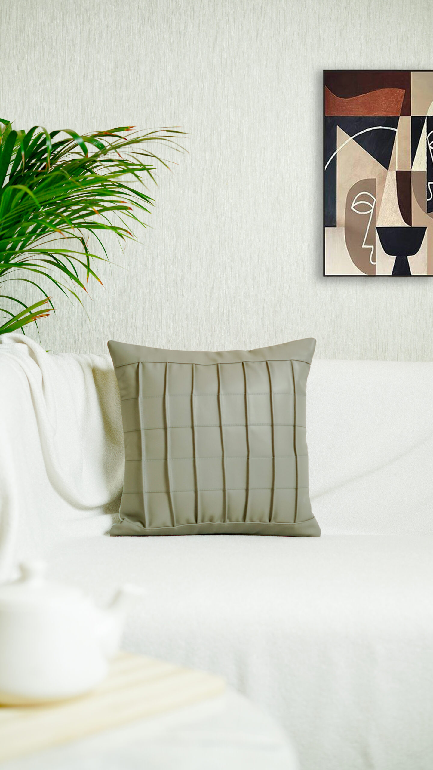 Decor N More “Urban Texture Collection” –Luxe Pintex Cushion Cover