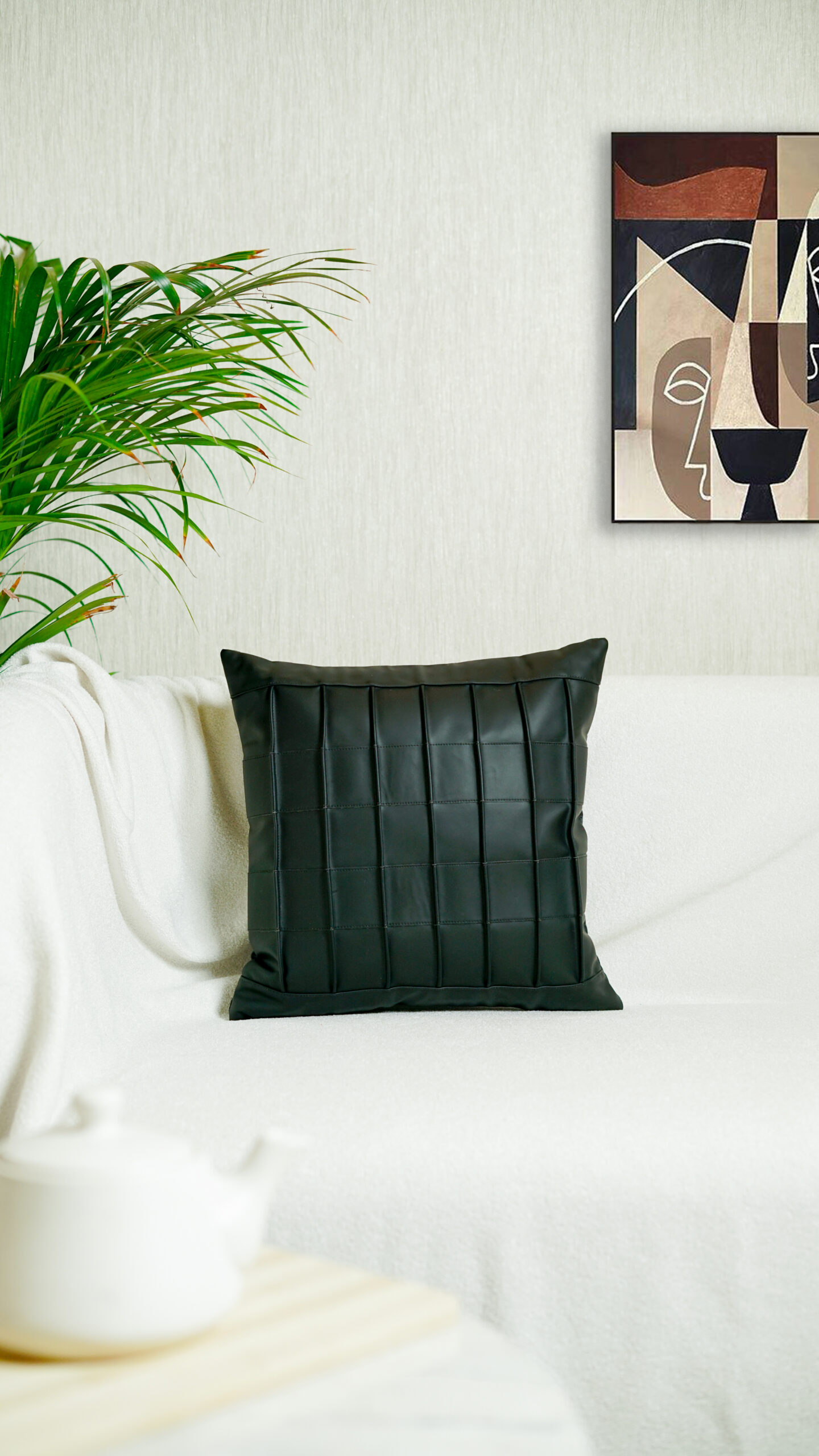 Decor N More “Urban Texture Collection” –Luxe Pintex Cushion Cover