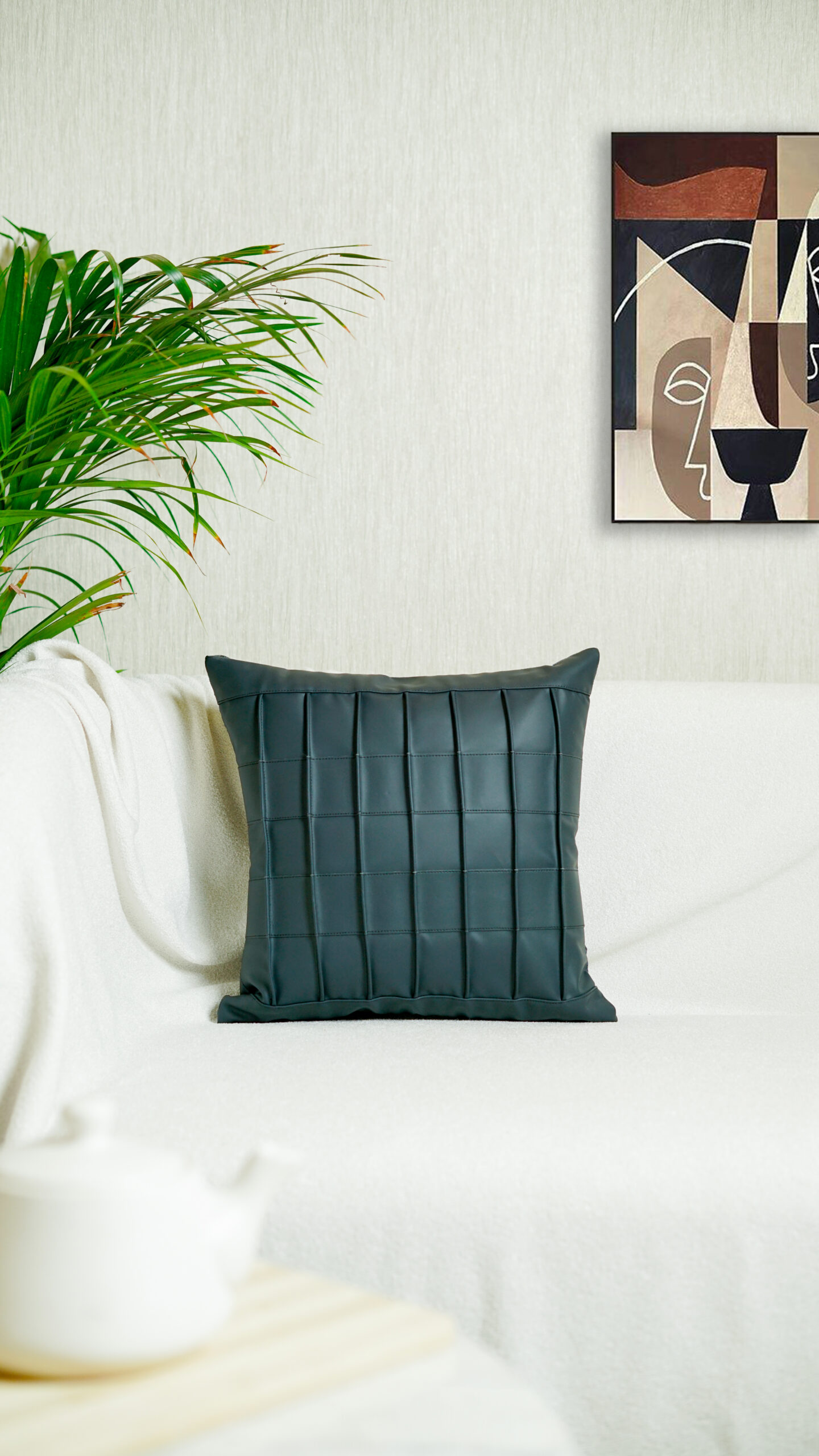 Decor N More “Urban Texture Collection” –Luxe Pintex Cushion Cover