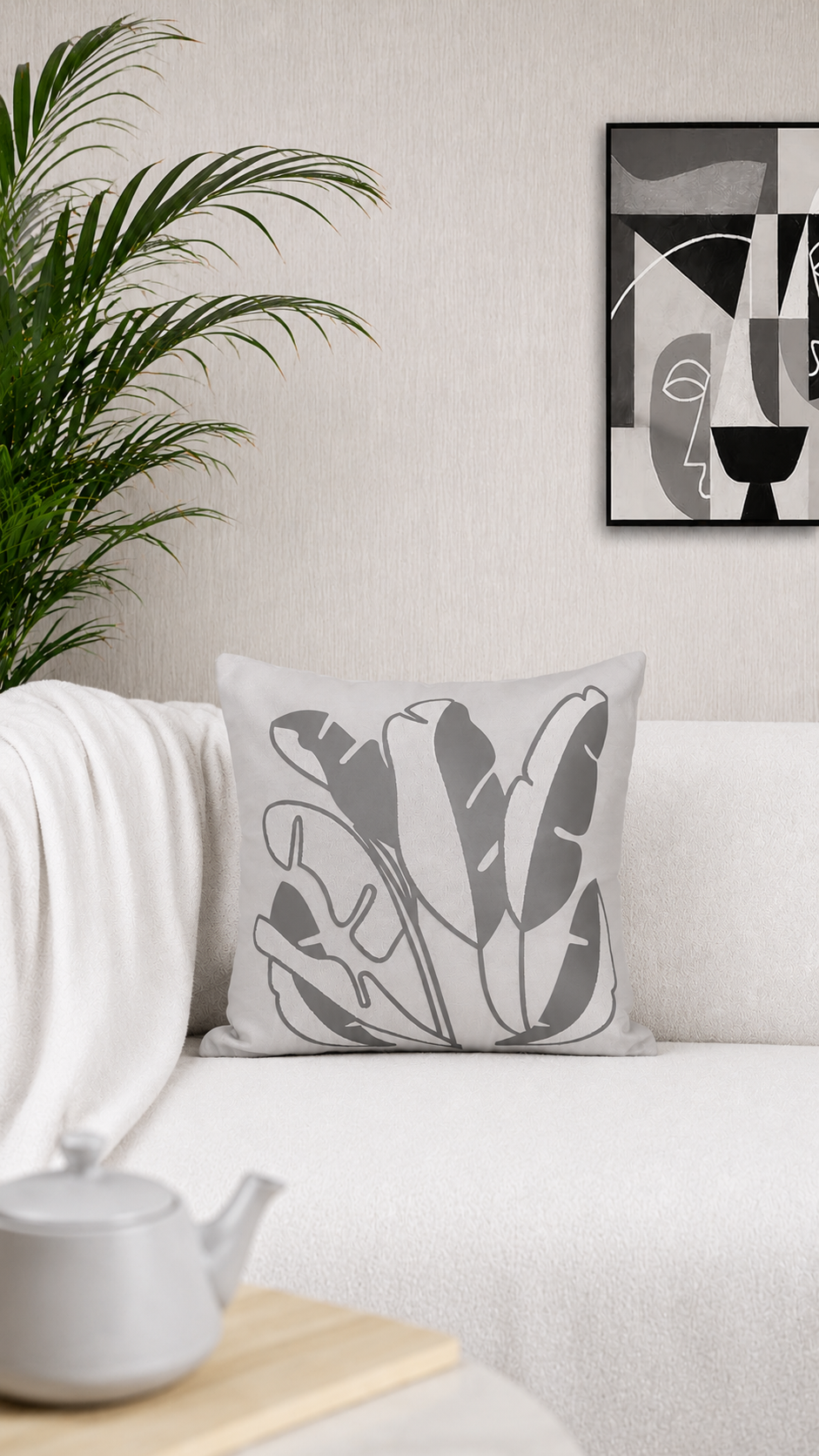 Decor N More “Earthy Leaves Cushion Cover