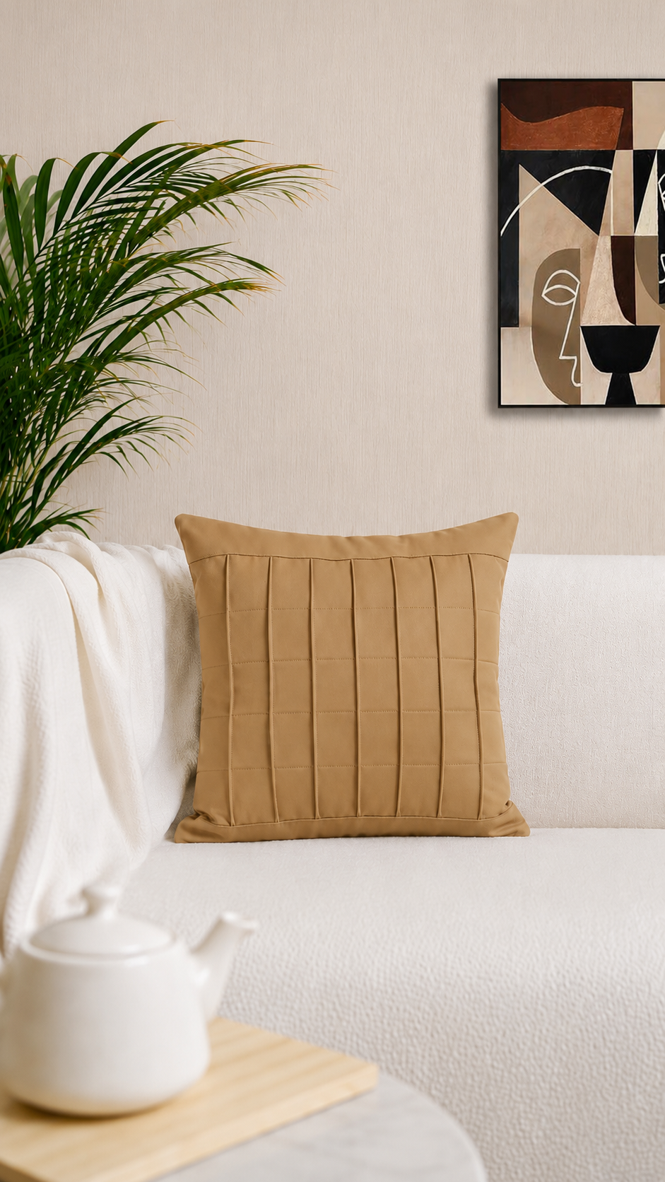 Decor N More “Urban Texture Collection” –Luxe Pintex Cushion Cover